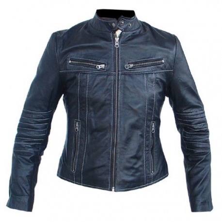 CHAQUETA MUJER PIEL CUSTOM SPORT